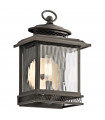 Lanterne murale de jardin Pettiford Olde Bronze 26