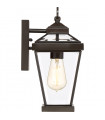 Lanterne murale de jardin Ravine Bronze occidental 31,8 Cm