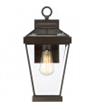 Lanterne murale de jardin Ravine Bronze occidental 41,2 Cm