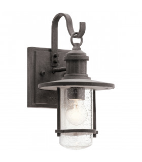 Lanterne murale de jardin Riverwood Zinc altéré 31