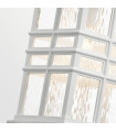 Lanterne suspendue de jardin Beacon Square blanc 29,9 Cm
