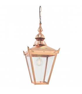 Lanterne suspendue de jardin Chelsea cuivre 95 Cm