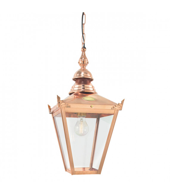 Lanterne suspendue de jardin Chelsea cuivre 95 Cm