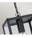 Lanterne suspendue de jardin Lofoten Noir 30 Cm