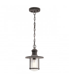 Lanterne suspendue de jardin Riverwood Zinc altéré 30