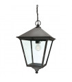 Lanterne suspendue de jardin Turin Grande Noir 55 Cm