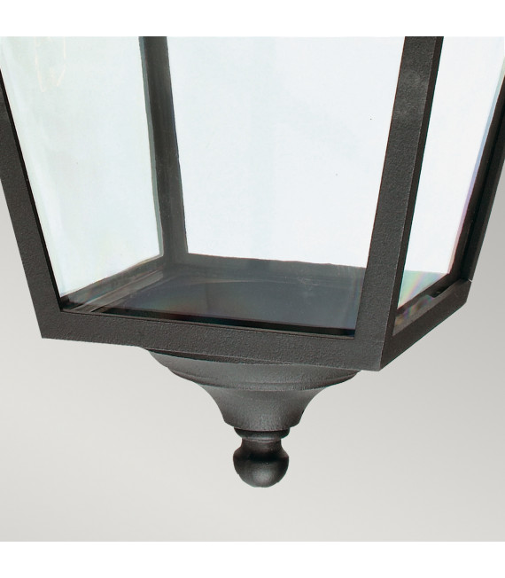 Lanterne suspendue de jardin Turin Grande Noir 55 Cm