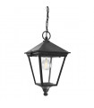 Lanterne suspendue de jardin Turin Noir 33 Cm