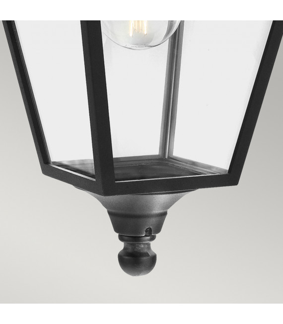 Lanterne suspendue de jardin Turin Noir 33 Cm