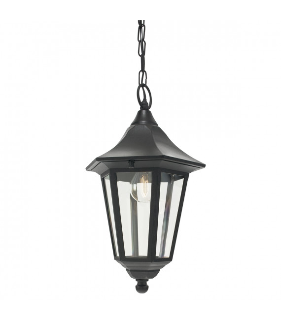 Lanterne suspendue de jardin Valencia Noir 33 Cm
