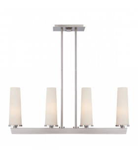 Chandelier Linear Chelsea Loft Nickel brossé 52