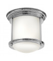 Plafonnier Hadrian Chrome avec verre opale 19