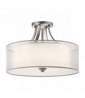 Plafonnier Lacey Étain antique 33