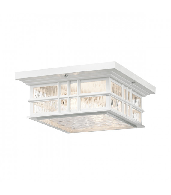 Plafonnier de jardin Beacon Square blanc 13