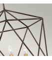 Suspension Astrid Bronze mat métallique 68,4 Cm