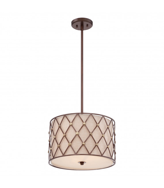 Suspension Brown Lattice cuivre 25