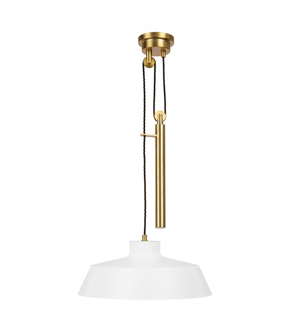 Suspension Candor Blanc mat 19