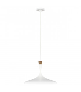 Suspension Darwin Blanc mat 34 Cm