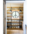 Suspension Fletcher Zinc vieilli avec laiton héritage 33,9 Cm