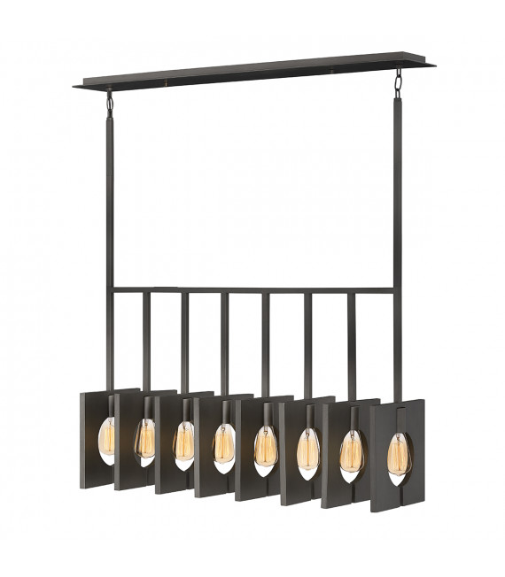 Suspension Ludlow Graphite brossé