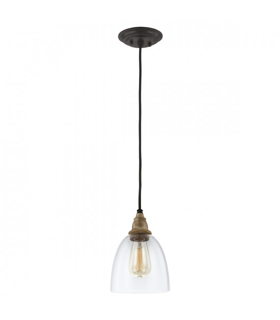 Suspension Matrimonio Bois flotté / zinc noir 23