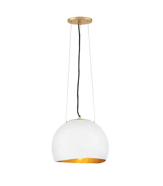 Suspension Nula Coquille blanc / luxe or 35