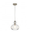 Suspension Riviera Nickel brossé 25