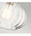 Suspension Riviera Nickel brossé 25,5 Cm