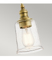 Suspension Waverly Laiton naturel 21,7 Cm