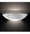 Casablanca Silver leaf wall light 1 bulb 10cm