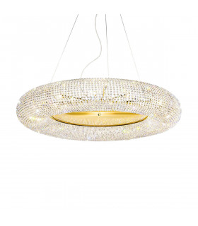 Carla Pendelleuchte 24 Karat Gold 15 Glühbirnen 32cm
