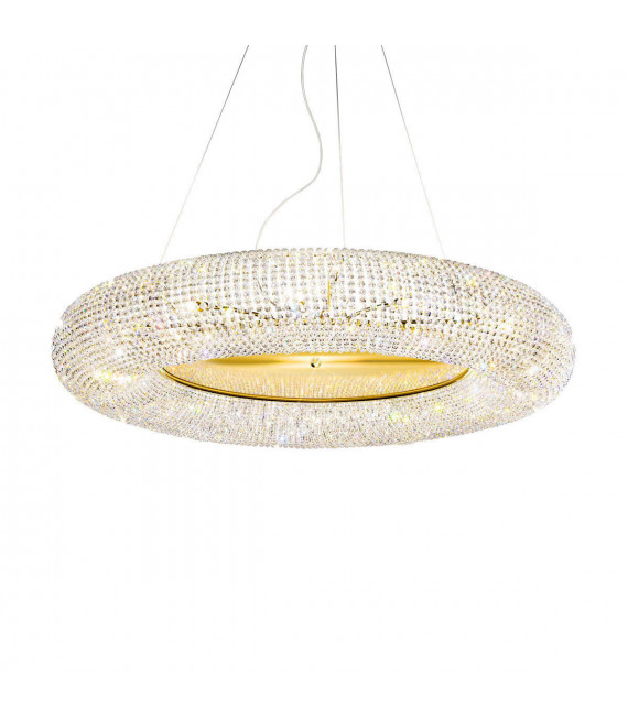 Carla pendant light 24 carats gold 15 bulbs 32cm