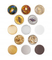 Ceiling light Centro Nickel 1 bulb 8cm