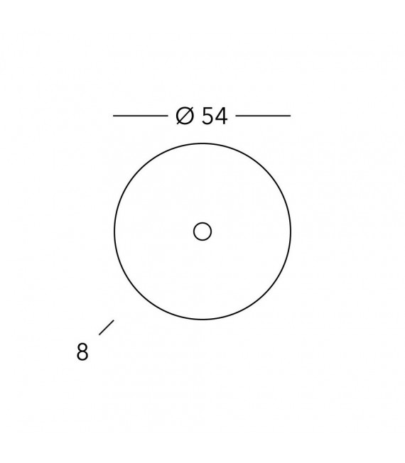 Plafoniera Centro 1 lampadina 8cm