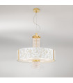 Suspension Emozione 24 carats d'or 6 ampoules 58cm