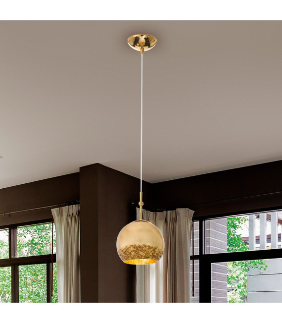 Suspension Luna 24 carats d'or 1 ampoule 200cm