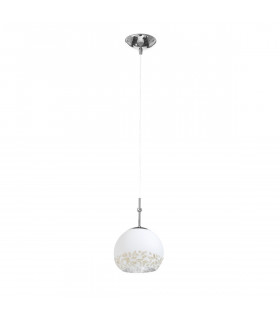 Luna Chrom Pendelleuchte 1 Glühbirne 200cm
