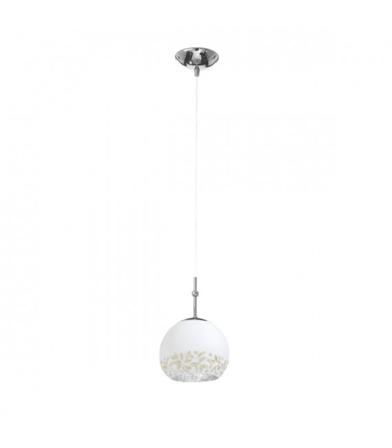 Suspension Luna Chrome 1 ampoule 200cm