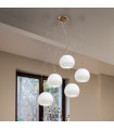Suspension Luna 24 carats d'or 5 ampoules 200cm
