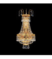 Empire design wall lamp 24 carats gold 3 bulbs 40cm