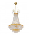 Chandelier Empire 24 carats d'or 12 ampoules 107cm