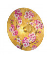 Applique murale Luna 1 ampoule 24 carats d'or