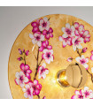 Applique murale Luna 1 ampoule 24 carats d'or