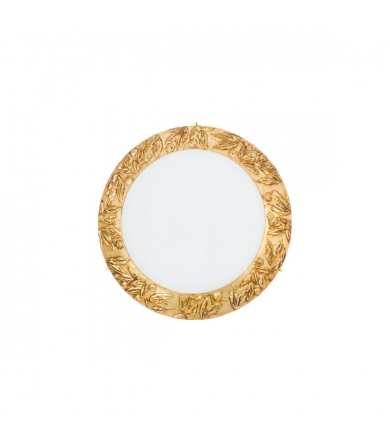 Ceiling lamp Serena 24 carats gold 2 bulbs 8cm