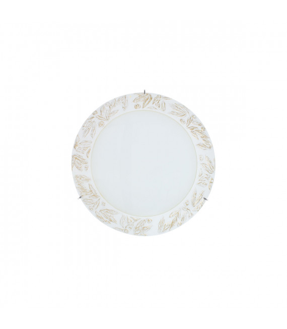 Plafón Serena Cromo 2 bombillas 8cm