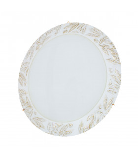 Plafón Serena oro 24 kilates 3 bombillas 9cm