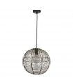 Suspension Weave Aluminium Noir 1 ampoule 34cm