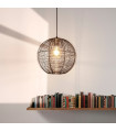Suspension Weave Aluminium Noir 1 ampoule 34cm