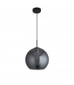 Amsterdam pendant Mild steel Matte black 1 bulb 37cm
