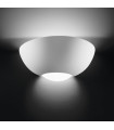 Applique en plâtre Casablanca blanc 1 ampoule 10cm